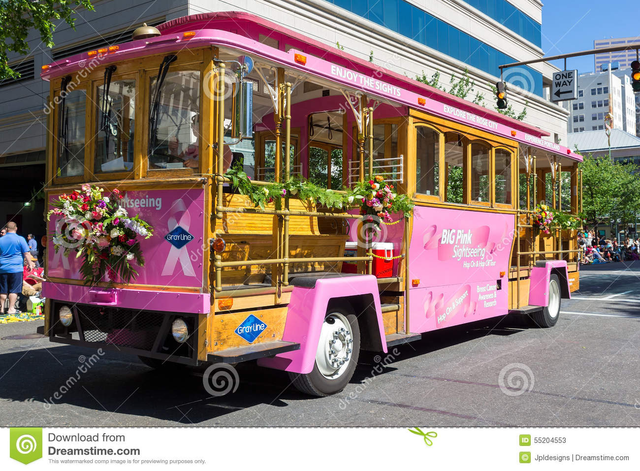 Pink Tour Bus